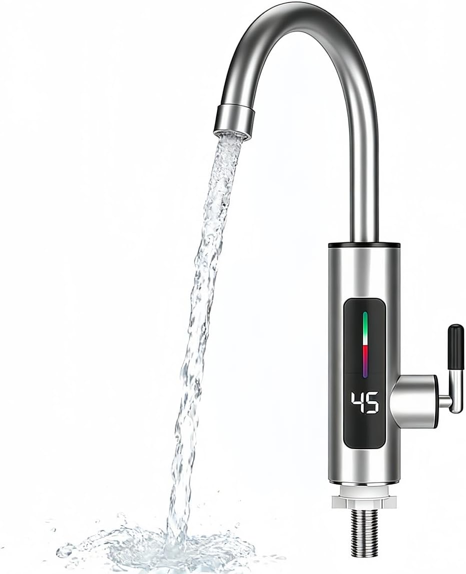 Elektrischer Durchlauferhitzer Mit Direkter Warmwasserbereitung Für Küche, Bad, Garten, Wohnwagen Und Camping – Komplettes Installationsset