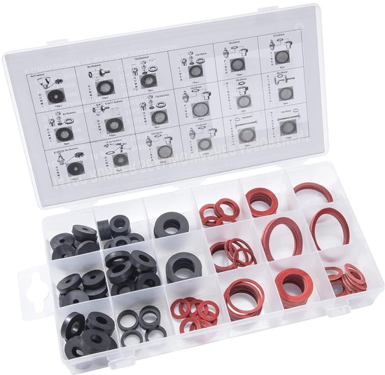 141-teiliges O-ring-dichtungsset Aus Gummi/faser/eva – 18 Größen