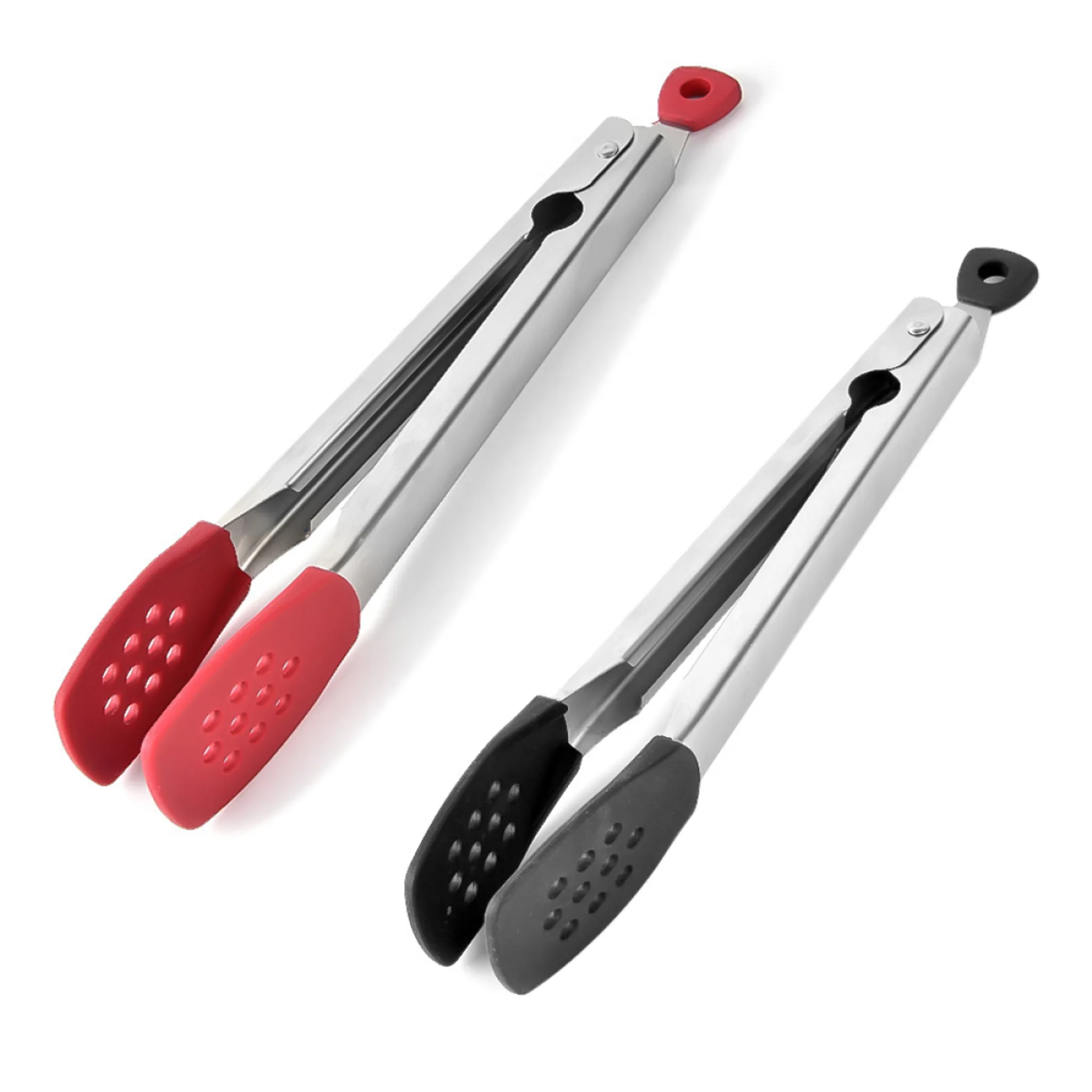 Kochzange, Edelstahl, Für Die Küche, Silikon, Servierzange, Hitzebeständige Grillzange, 2er-pack