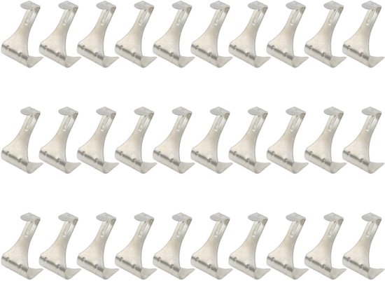 30-teiliges Silbernes Bilderrahmen-wandbefestigungssystem Mit Haken Und Aufhängevorrichtung