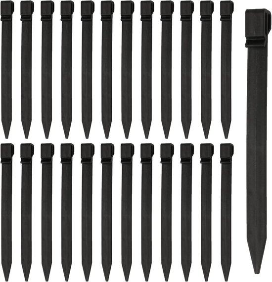Bodenanker - Bodenheringe - Bodenvliesheringe - 24er-packung Kunststoff-bodenheringe Für Gärten, Zelte Und Unkrautvlies.