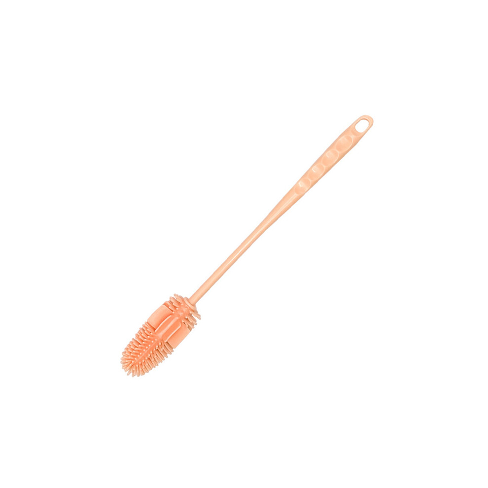 Flaschenbürste Mit Langem Griff, Rutschfest, Multifunktional, Für Glasflaschen Geeignet, Rosa, 2er-pack
