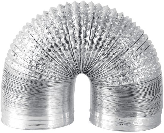 Abluftschlauch Für Wäschetrockner – 4 Zoll, 3m – Flexibler Trocknerschlauch – Aluminiumisoliertes, Flexibles Schlauchset – Geeignet Für Den Innen- Und Außenbereich