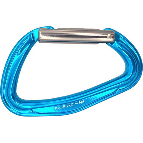 Sicherheitsring Für Outdoor-kletterausrüstung, Karabiner, Sicherheitsverlängerungsschnalle (1 Blau)