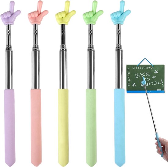 5er-packung Ausziehbare Fingerzeigerstöcke (21–69 Cm)