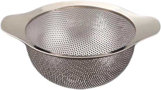 Abtropfkorb Aus Edelstahl, Einteilige Tiefe Mehrzweckschüssel Zum Gemüsewaschen, 20 Cm