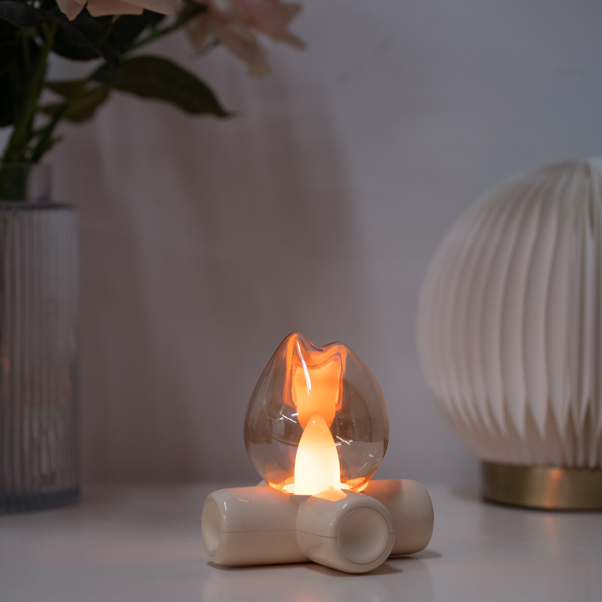 Tischleuchte Für Den Kamin – Ambiente – Schlafzimmerdekoration – Schreibtischdekoration – Schreibtischlampe – Nachtlicht – Kreative Lampe