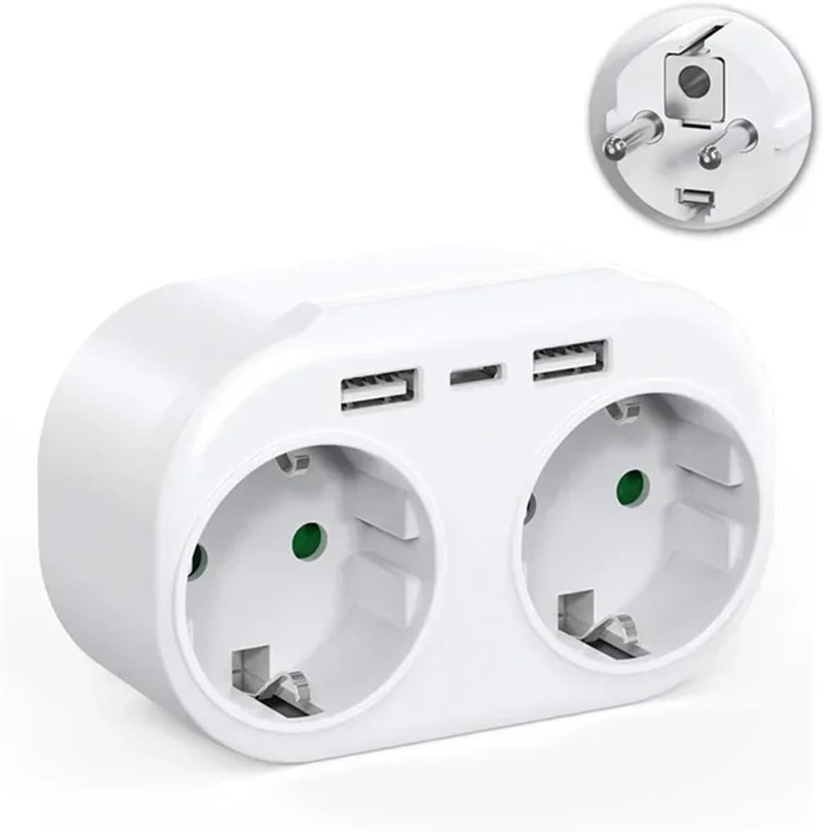 Steckdose Mit Usb+c-anschluss, Ladeanschluss, Wandsteckdosenadapter Und Verlängerungskabel, Geeignet Für Den Einsatz Zu Hause Und Im Büro.