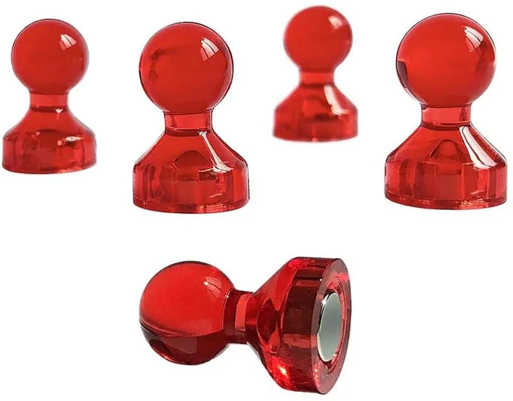Whiteboard-magnete, 30 Stück, 12 X 20 Mm Kunststoffmagnete, Kegelmagnete, Kühlschrankmagnete, Geeignet Für Magnettafeln, Whiteboards, Korktafeln.