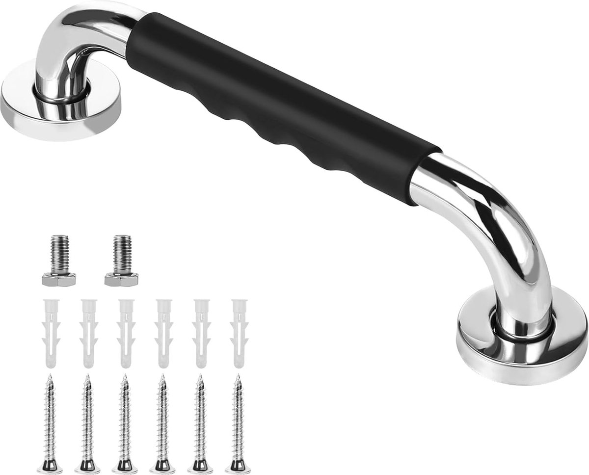Wandhalterung – Extra Halt – Griff/haltegriff Für Bad/dusche/wc – 30 Cm – Wc-haltegriff – Badewannen-haltegriff – Dusch-haltegriff – Rutschfest