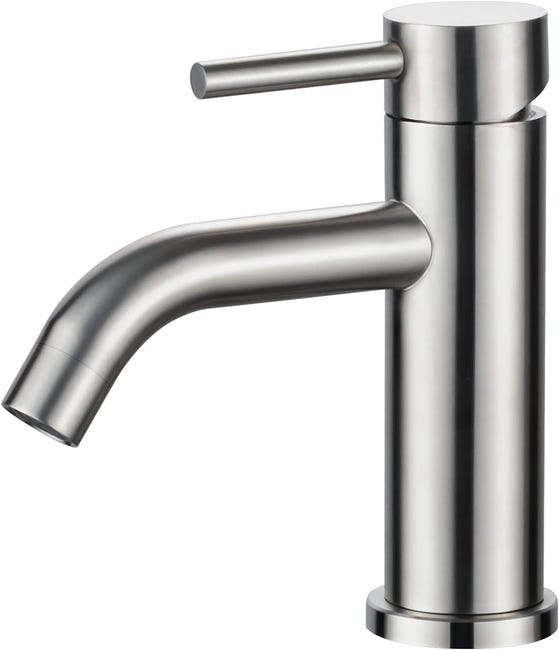 Einhebel-waschtischarmatur, Geräuscharmer Keramik-schubladenarmatur, Gehäuse Aus Edelstahl.