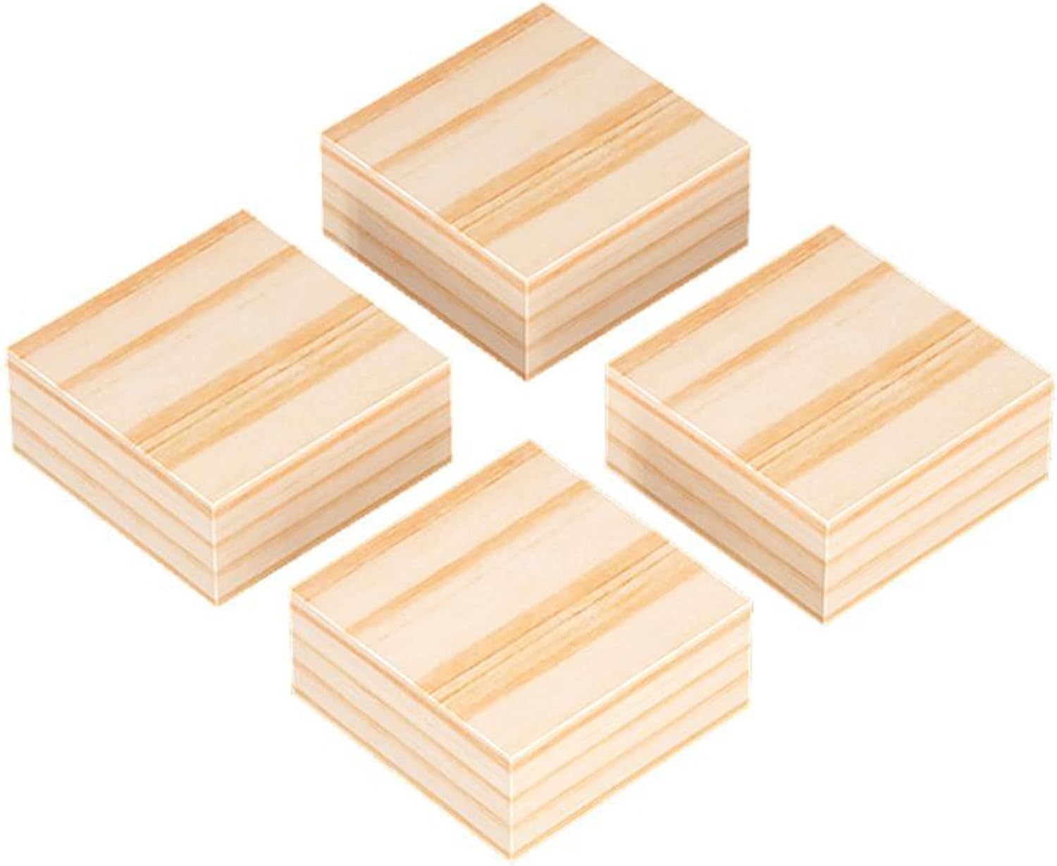 Höhenvergrößerungspads Für Massivholzmöbel (4 Ausführungen): Antirutschmatten Für Tisch- Und Sofabettbeine, Höhenvergrößerung Um 1-5 Cm (5 × 1 Cm)