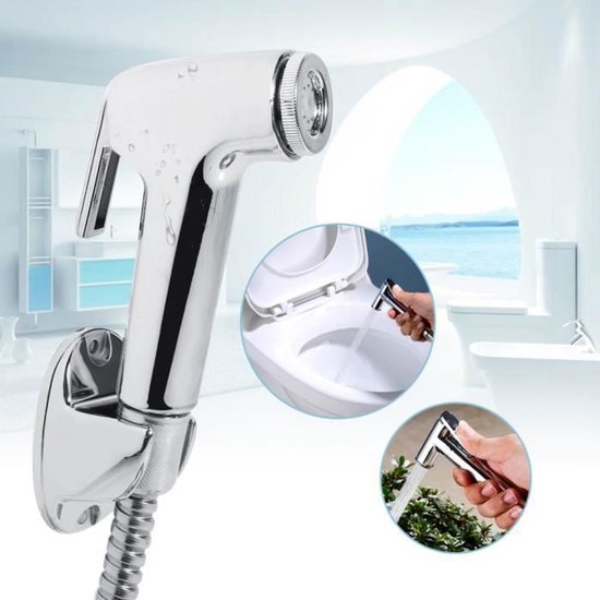 Bidet- Und Duschset – Intimdusche – Wandmontage – Verchromt – Glatt