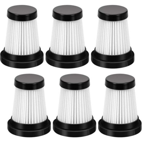 6 Hocheffiziente Luftfilterzubehörteile, Geeignet Für Moosoo K12, K12 Pro, K13 Luftreiniger Und Wasserwaschbare Filter.