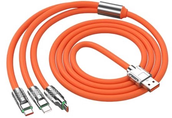 Multifunktionales Ladekabel, 120-w-schnellladekabel (1,2 M), Usb-c-splitter