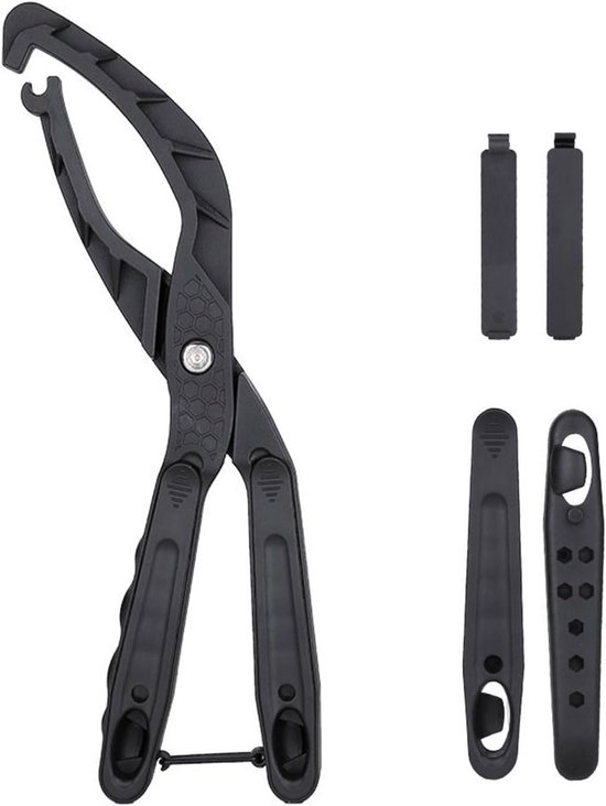 Reifenzange – Fahrradreifenwerkzeug – Reifenwechsel – Breite, Ergonomische Öffnung – 245 Cm Länge – Schwarz