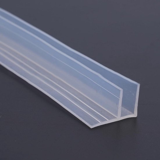 Dichtungsleiste Für Rahmenlose Glasduschkabinen – 6 Mm – 2 Meter Lang – Badezimmerzubehör