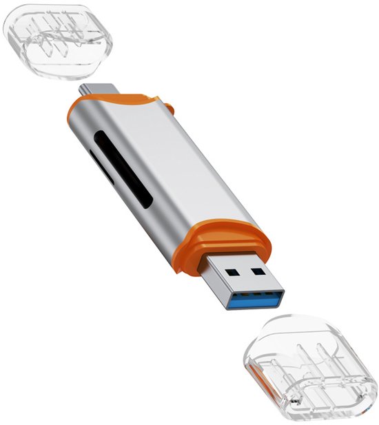 Usb 3.0 Sd-kartenleser – Typ-c-micro-sd-speicherkartenadapter Für Tf, Sdhc, Sdxc Und Mmc, Geeignet Für Macbook Pro, Pc, Samsung, Android Und Windows