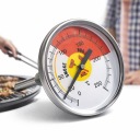 Grillthermometer, Geeignet Für Räuchergrills, Edelstahl Mit Schraubgewinde, Messbereich 0-250℃.