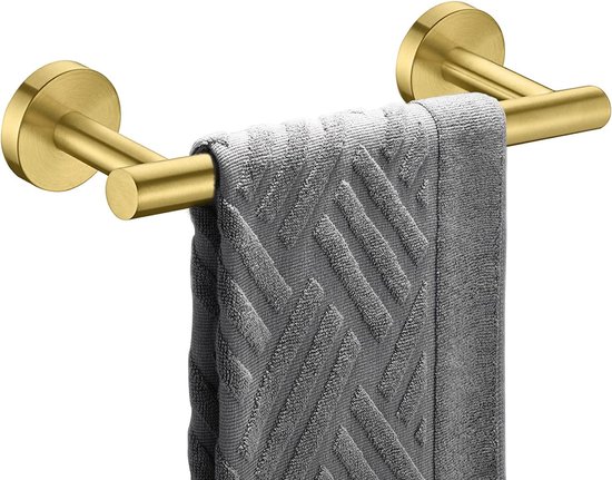 Handtuchhalter Und Haltegriff Aus Edelstahl, Toilettenpapierhalter 40 Cm, Moderne Badezimmerdekoration – Gold