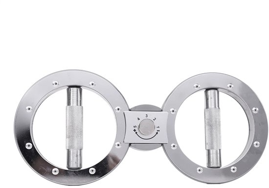 Armtrainer – Brustexpander – 5 Widerstandsstufen & 360° Drehbar – 5,4 Kg Ganzkörpertraining – Silbernes Modell – Für Zuhause Und Fitnessstudio