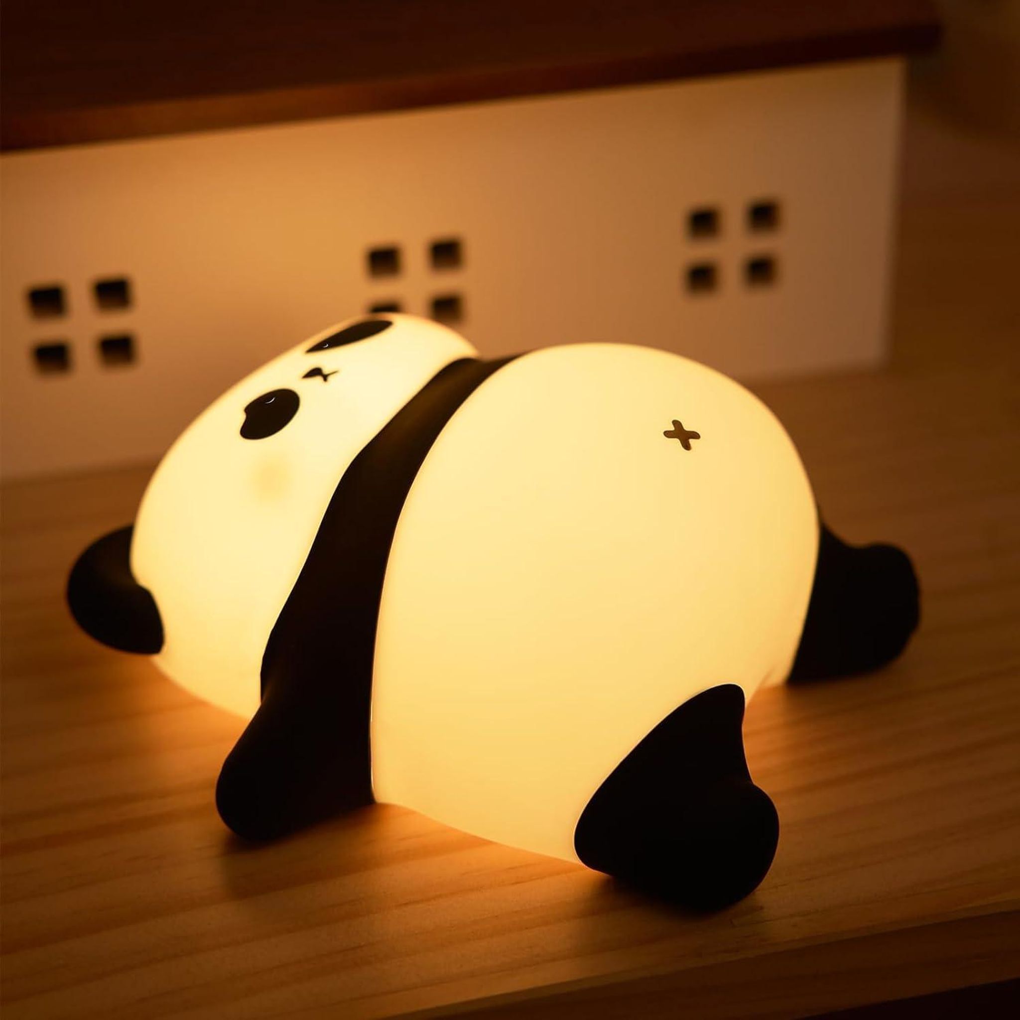 Led-nachtlicht, Panda-nachtlicht, Silikon-touch-nachtlicht, Dimmbar, Geschenkset.