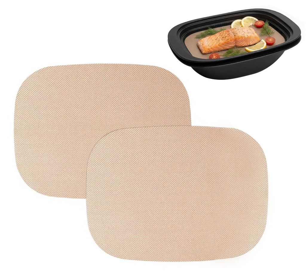 2-teiliges Backmatten-set, Antihaftbeschichtet, Hitzebeständig, Spülmaschinenfest, Wiederverwendbar, Kompatibel Mit Thermomix Tm7