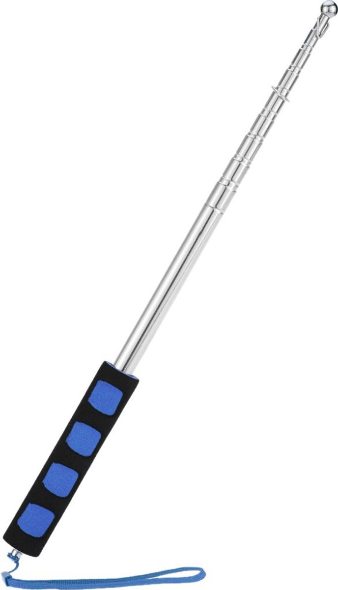 Teleskop-fahnenmast – Edelstahl/aluminiumlegierung – 2 Meter – Blau