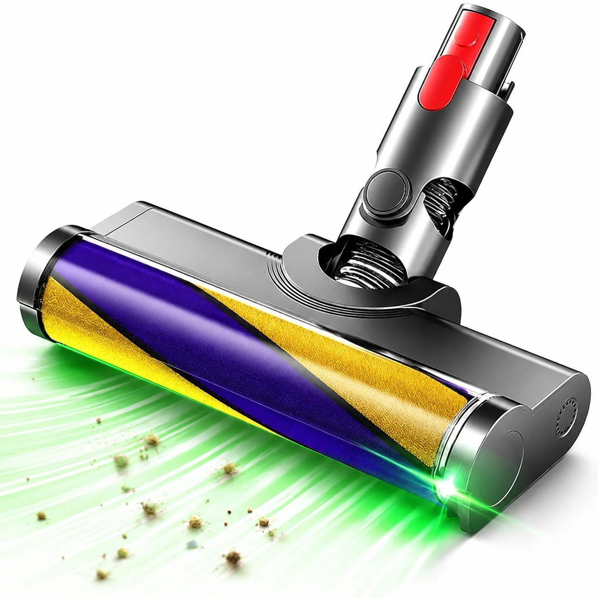 Motorisierte Bürstenköpfe Mit Laser-leds Für Dyson V7, V8, V10 Und V11, Direktantrieb-bürstenköpfe Für Hartböden, Kurzflorteppiche Und Staubsauger-bodendüsen