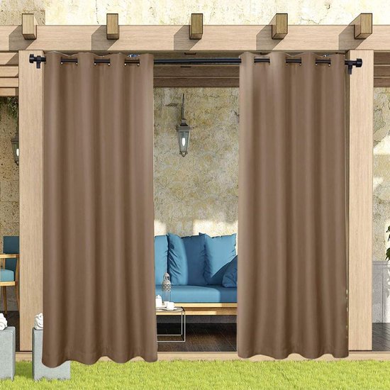 Sonnenschutz Für Den Außenbereich – Verdunkelnd & Wärmedämmend – 132 X 213 Cm – Braun