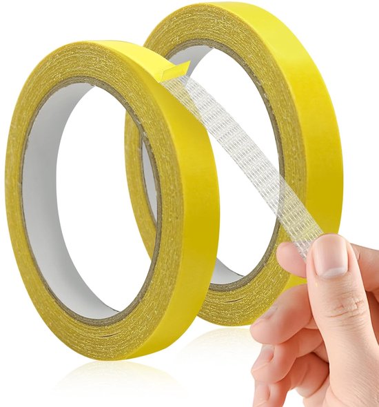 Doppelseitiges Textilklebeband, 2er-pack, Hosenbeinband, Kein Nähen Oder Bügeln Erforderlich, Für Säume, Bastelarbeiten Und Teppiche