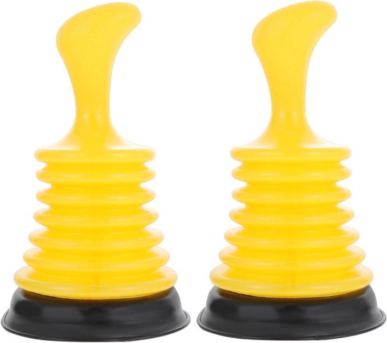 2er-pack – Kleiner Abflussreiniger – Mini-abflussreiniger – Geeignet Für Küchen, Badezimmer Und Andere Waschbecken – Gelb – 11,3 X 11,3 X 19 Cm