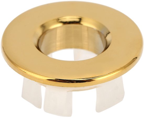 Runder Waschbeckendeckel – Badezimmer-waschbeckenabdeckung – Farbe: Gold – Dekorativer Deckel – Geeignet Für Badezimmer – Messing