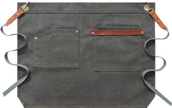Kellnerschürze, Arbeitsaccessoire Mit Mehreren Taschen Für Küche, Café, Restaurant, Wohnung, Bauernhof, Bistro