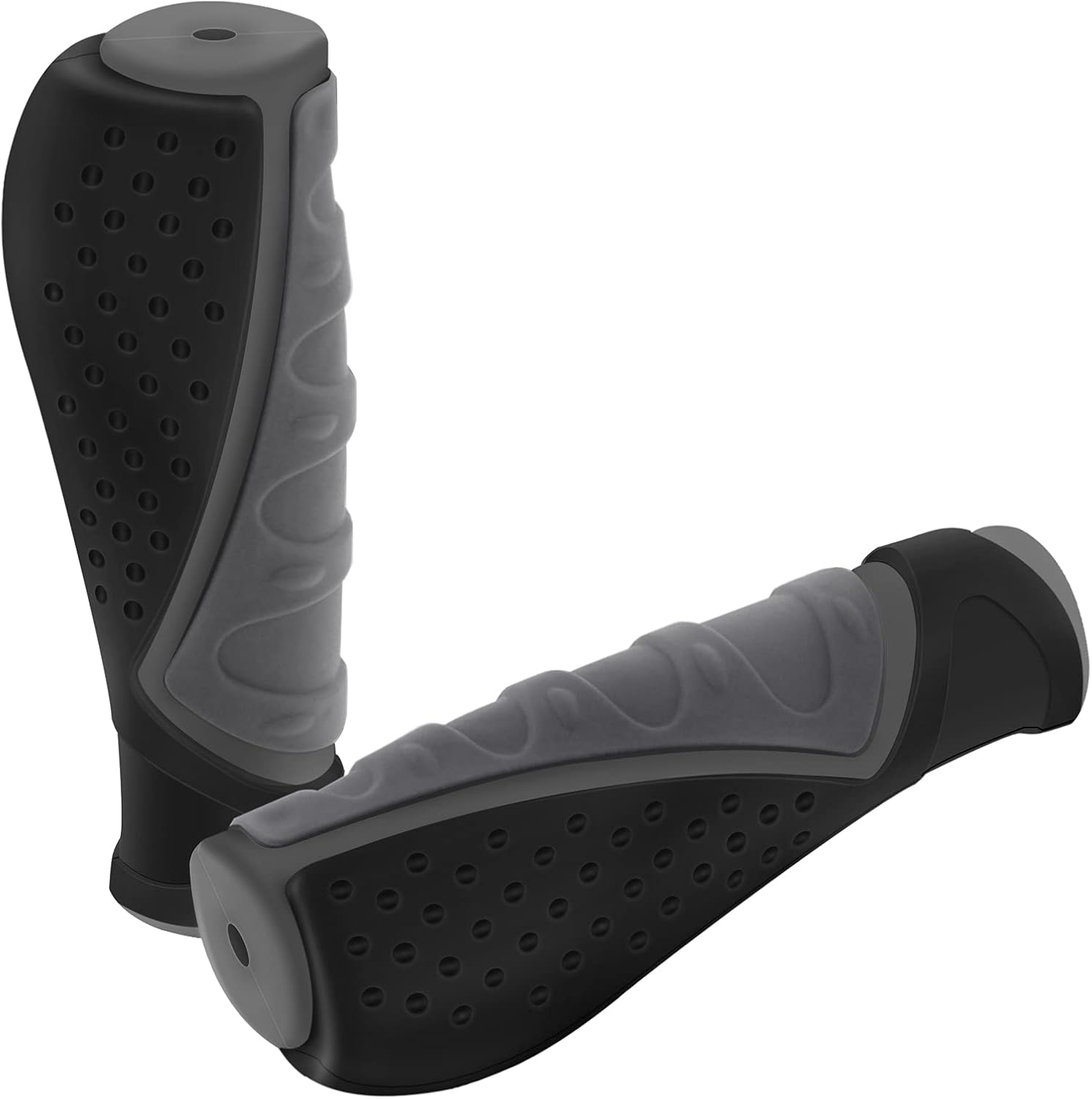 Rutschfeste Lenkerschützer - Geeignet Für Fahrräder/mountainbikes/rennräder/falträder (grau)