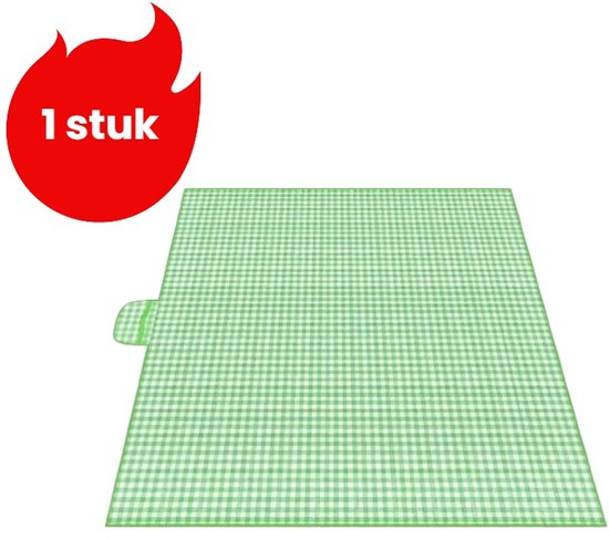 Tragbare, Faltbare, Feuchtigkeitsbeständige Picknickdecke Für Draußen (grün)