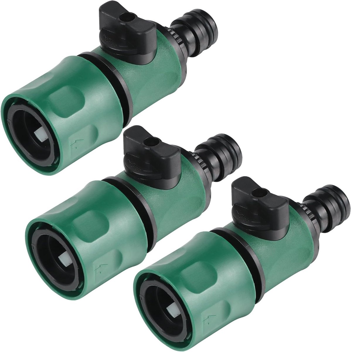 Set Mit 3 Gartenschlauchverbindern, 16 Mm, 2 Zoll, Für Den Garten, Set Mit 3 Gartenschlauchverbindern Mit Rückschlagventil, 16 Mm Schlauch