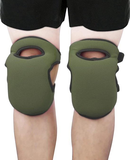 Professionelles Knieorthesen-set Aus Memory-schaum – Armeegrün