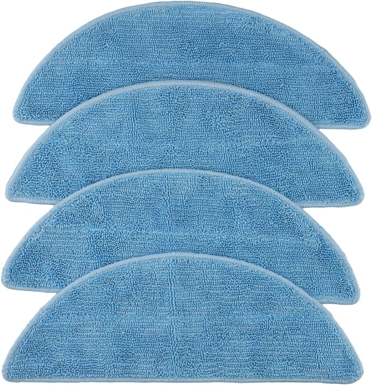 Geeignet Für Ecovacs N79/n79s/dn620/500, 4er-packung Ersatzmopptücher, Waschbare Und Wiederverwendbare Mikrofasermopps (4er-packung).