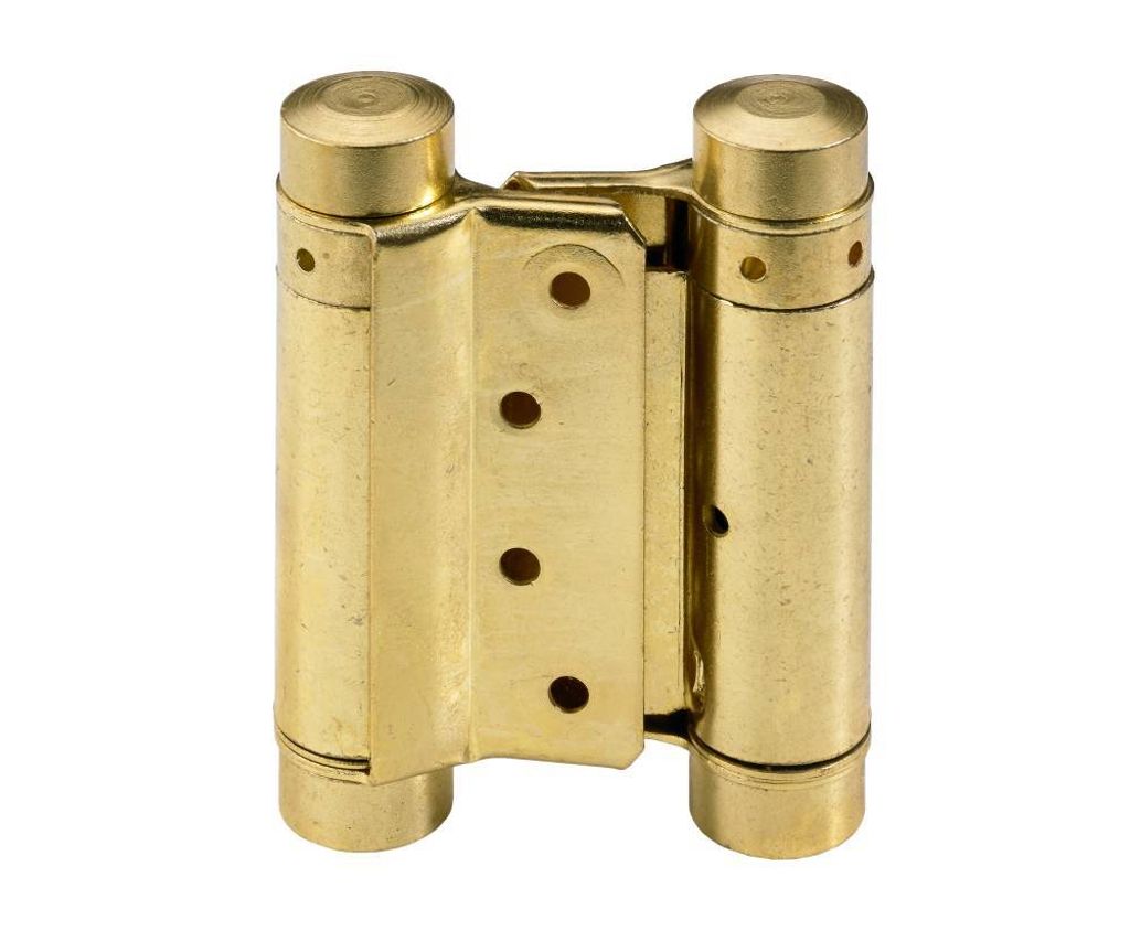 Hettich 75mm Messingbeschichtete Drehflügeltürbeschläge