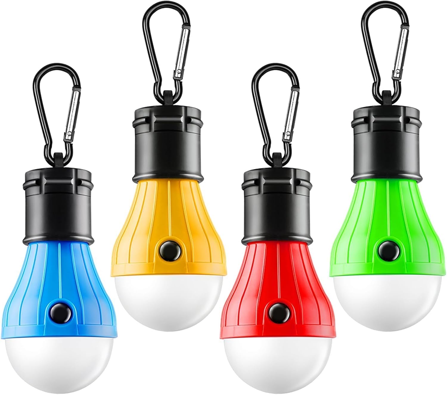Tragbare Led-zeltlampe – Zum Anklemmen – Notleuchte – Hurrikan-notleuchte – Campinglaterne – Wandern – Stromausfall Beim Trekking – 4-teilig