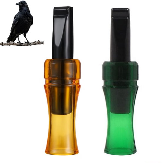 2er-packung Bionische Köderpfeifen Für Die Krähen-/entenjagd – Tragbar