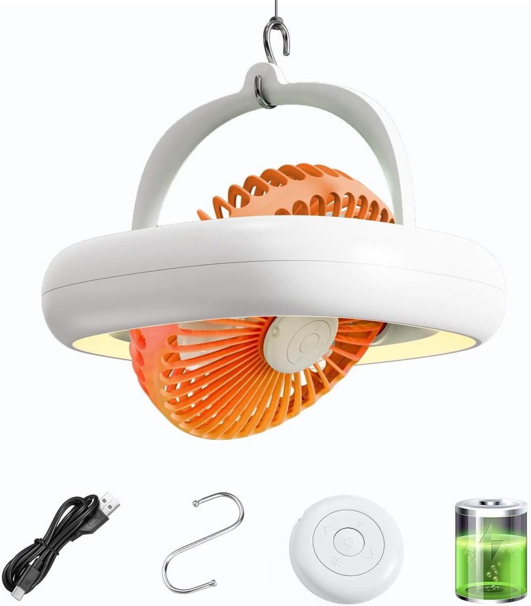 Automatisch Oszillierender Mini-ventilator Für Camping, Wohnmobil Und Studentenwohnheim – Tragbarer Decken- Und Wandventilator Mit Fernbedienung