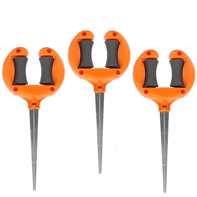 3-teilige Gartenschlauchführung Für Den Außenbereich, 27 Cm Lange, Rostfreie Abs- Und Metall-schlauchführungsspitze, Rollen-schlauchhalterung, Gartenschlauchführungsstifte