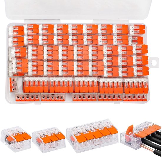90er-packung, 2-, 3- Und 5-port-schnellanschluss-kabelverbinder, Gelverbinder, Pvc-isolierung, Kabelboxen, Kompakte Steckverbinder Und Zubehör Für Den Maritimen Einsatz