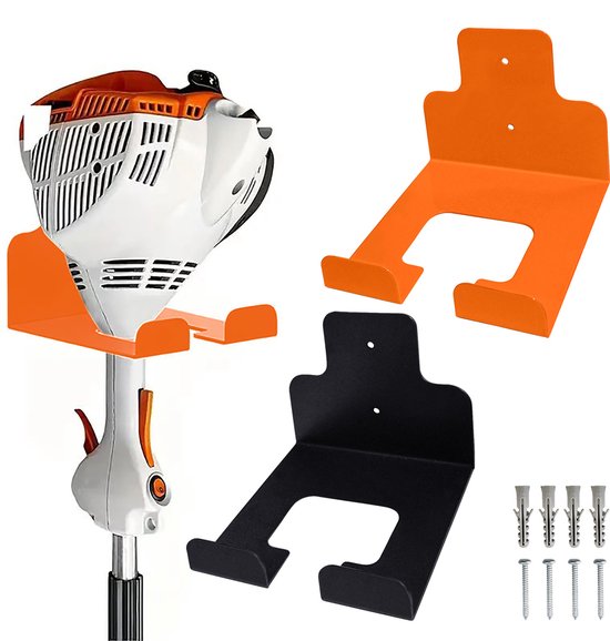 2-teiliges Rasenmäher-ständer-set – Metall – Wandmontage, Geeignet Für Gartengeräte