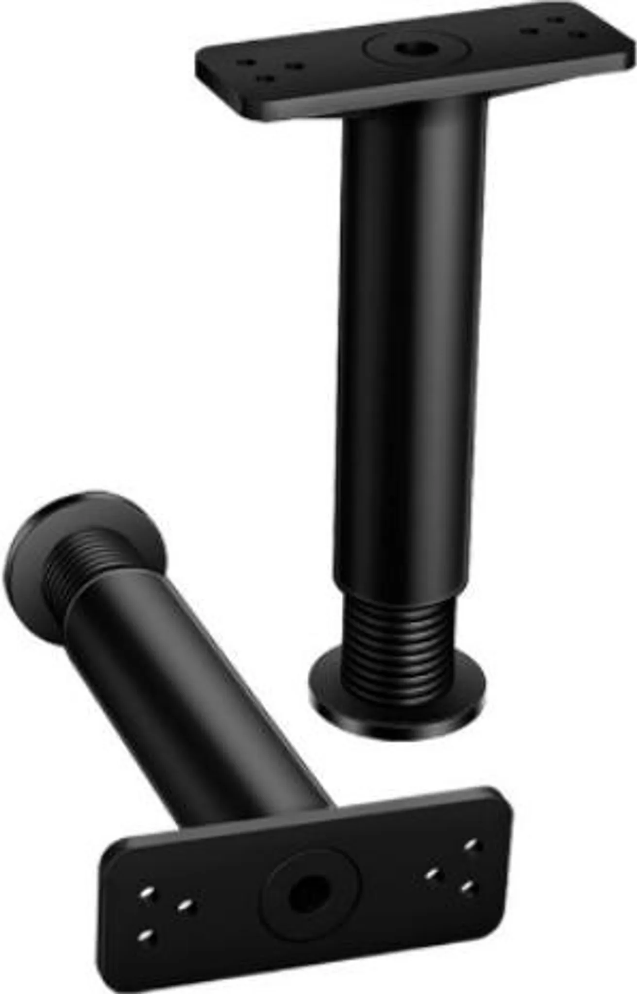 Zwei Verstellbare Möbel-/stützbeine Für Verbesserte Stabilität - Höhenverstellbare Schrankbeine - (15-25 Cm)