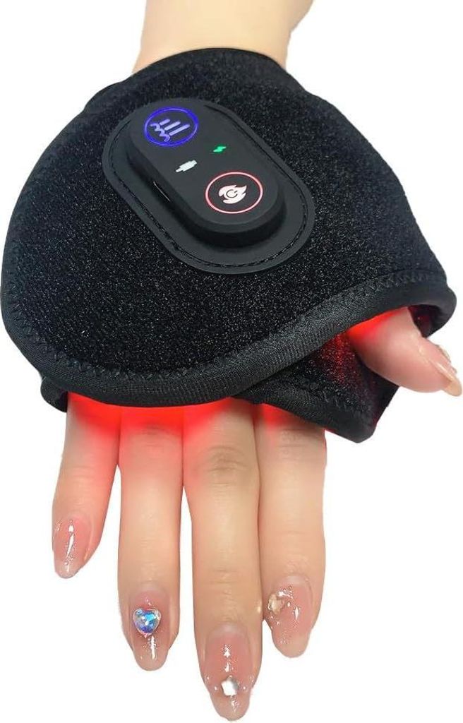 Rotlichttherapie-armband, Infrarot-bandagen-hüftgürtel Mit 48 Eingebauten Led-leuchten.
