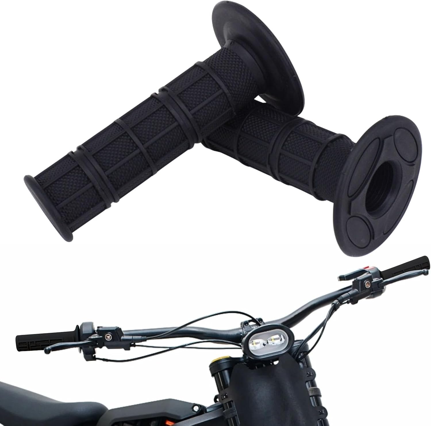 Lenker Für Geländefahrzeuge, 2,22 Cm Gummigriffe – Universal – Elektro-geländefahrzeuge, Schwarz