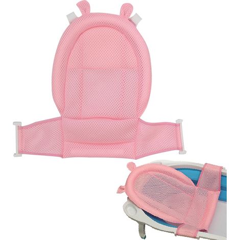Babybadewannensitz, Duschnetz Für Neugeborene Von 0-3 Jahren (rosa)